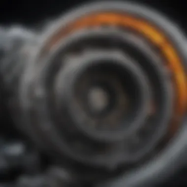 Power Unleashed Close-up of a turbocharger in a high-performance engine