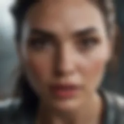 Gal Gadot showcasing her character's emotional depth in the film