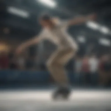 Graceful Skater in Motion