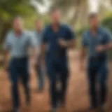 The iconic Hawaii Five-0 team in action