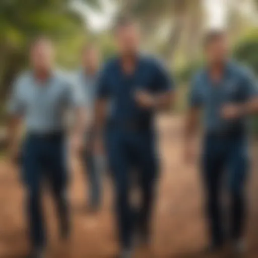 The iconic Hawaii Five-0 team in action
