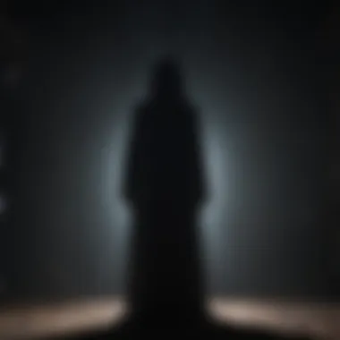 Shadowy Figure Cloaked in Darkness