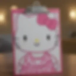 Hello Kitty Clipboard Design Detail