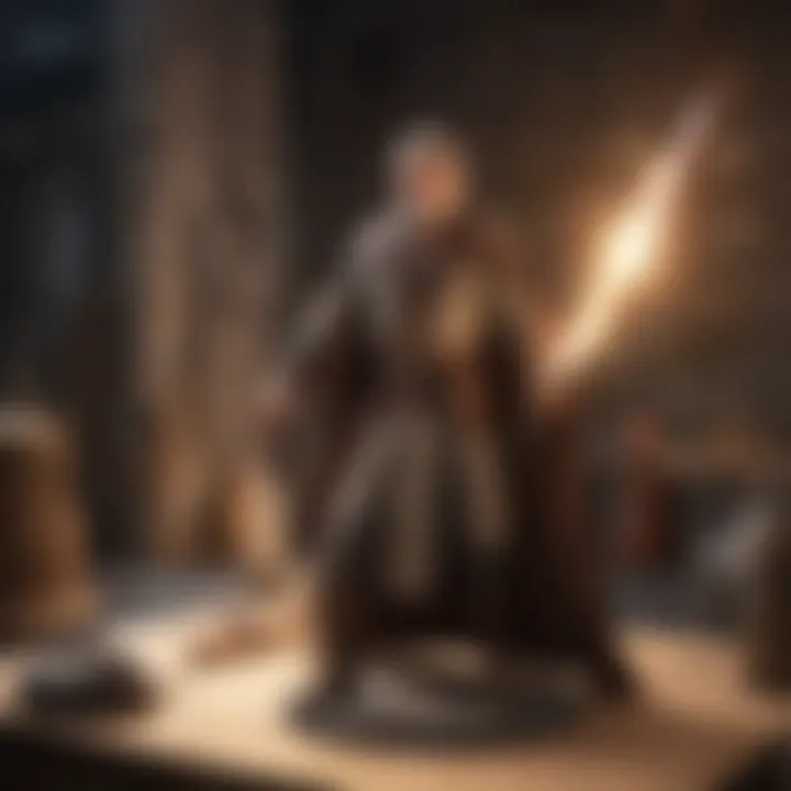 Custom Hero Forge character inspired by a Jedi Knight