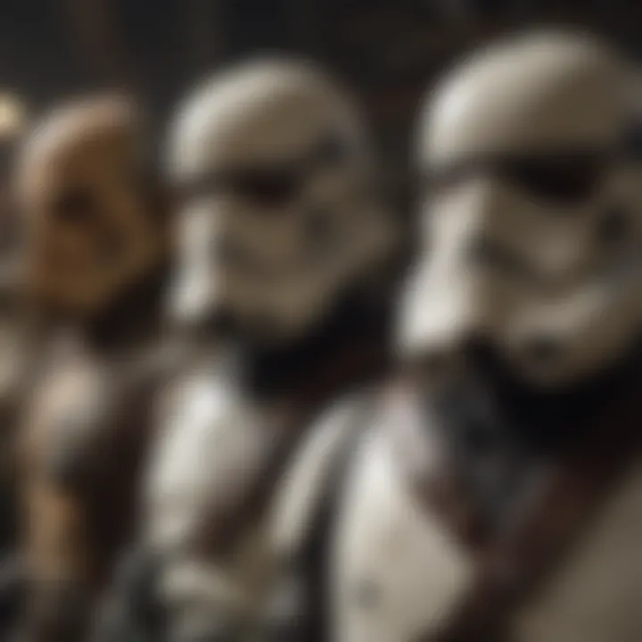 A collection of unique Star Wars characters created using Hero Forge