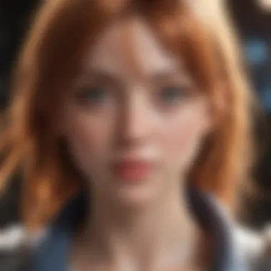 An animated character showcasing the art of voice acting