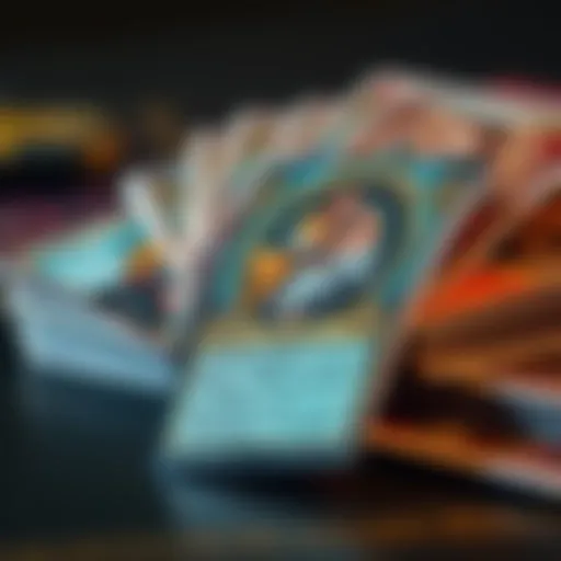 Detailed close-up of a magic card showcasing unique artwork
