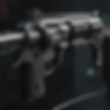 Weaponry Details Intricate details of John Wick's weaponry
