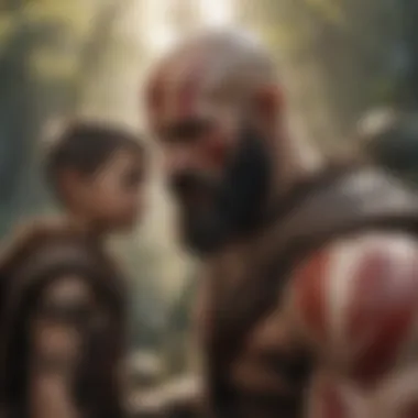 Kratos and Atreus bonding amidst challenging adventures