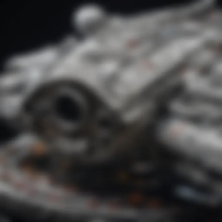 Intricate Details of Millennium Falcon Lego Replica