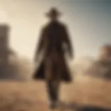 Legendary gunslinger in a standoff