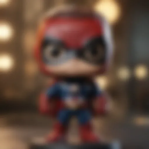 Collectible Funko Pop figure of iconic superhero