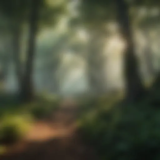 Mystical Forest MMORPG Scene