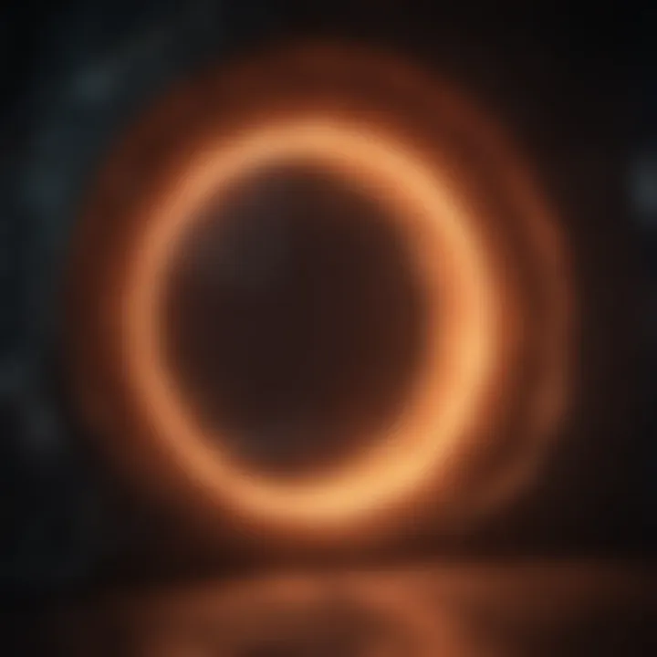 Glowing portal crackling with energy