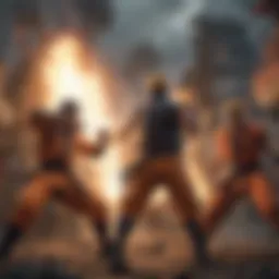 Naruto Shippuden Epic Battle Illustration