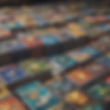 An assortment of Pokémon packs showcasing various set releases.