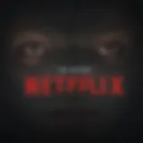 Netflix Logo on Dark Background