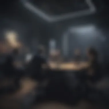 Creative Team Brainstorming Innovative Ideas Creative team brainstorming ideas for innovative storytelling