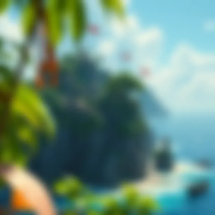 A vibrant depiction of the One Piece world showcasing its diverse islands