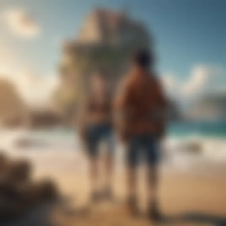 A symbolic illustration capturing the themes of friendship and adventure
