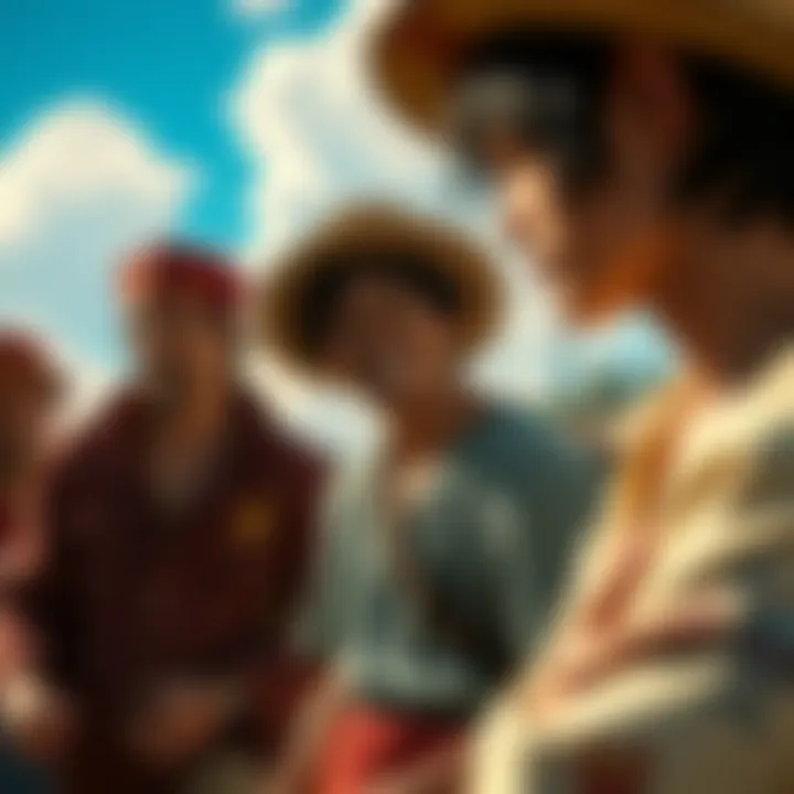 Symbolic representation of friendship and camaraderie in One Piece