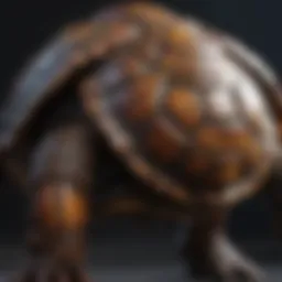 Unique Turtle Shell Design Action Figure