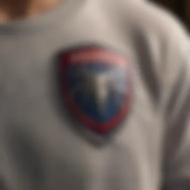 Close-up of Peter Parker's Shirt Logo