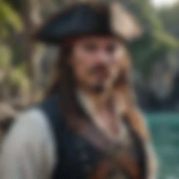 Intriguing Pirate Captain's Parley at Mysterious Island