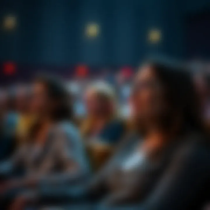 Captivated Audience Experience An audience captivated by the latest film screenings