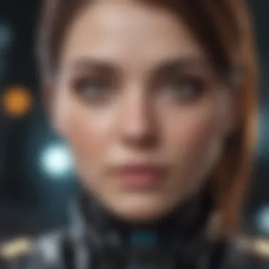 Digital Souls: The Rise of AI Companions Robotic companion with glowing digital eyes