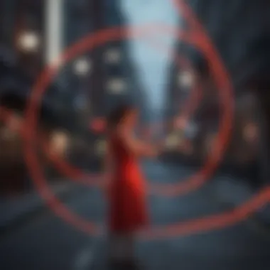 Modern interpretation of the Red String of Fate in a digital age context