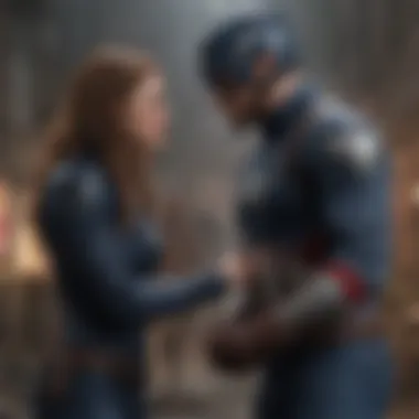 Redemption and forgiveness portrayed in a poignant moment between Captain America and The Winter Soldier