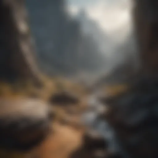 The mystical landscape of Ravka showcasing the Shadow Fold