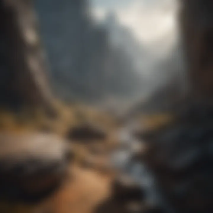 The mystical landscape of Ravka showcasing the Shadow Fold