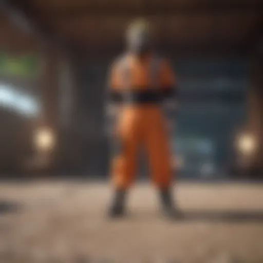 A pivotal moment showcasing Naruto's determination