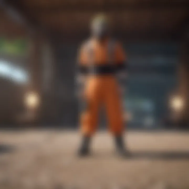 A pivotal moment showcasing Naruto's determination