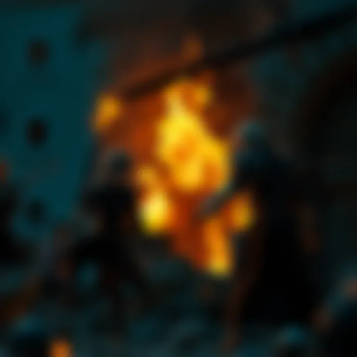 Conflict Scene in Seraph of the End An engaging scene depicting a crucial moment of conflict from the series.