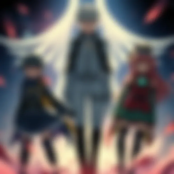 Key Characters in Seraph of the End A captivating ensemble of key characters from 'Seraph of the End', highlighting their relationships.