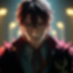A striking visual of the main protagonist from 'Seraph of the End', showcasing the essence of his character.
