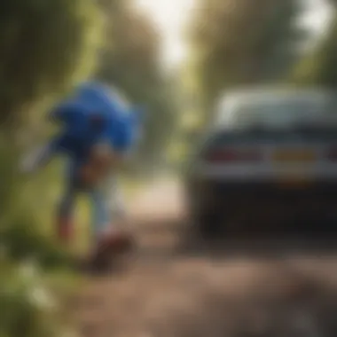 Pivotal Moment in Sonic Hedge Dynamic scene from Sonic Hedge showcasing a pivotal moment in the plot.