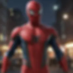 Concept art of the new Spider-Man suit in the fourth installment