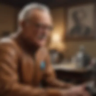 Stan Lee and Jack Kirby Collaborating on Fantastic Four