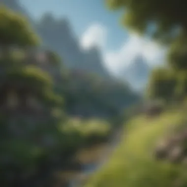 Surreal Landscape Surreal Landscape in Ghibli Films