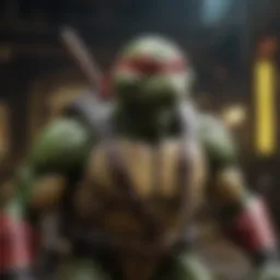 Raphael toy showcasing detailed design features