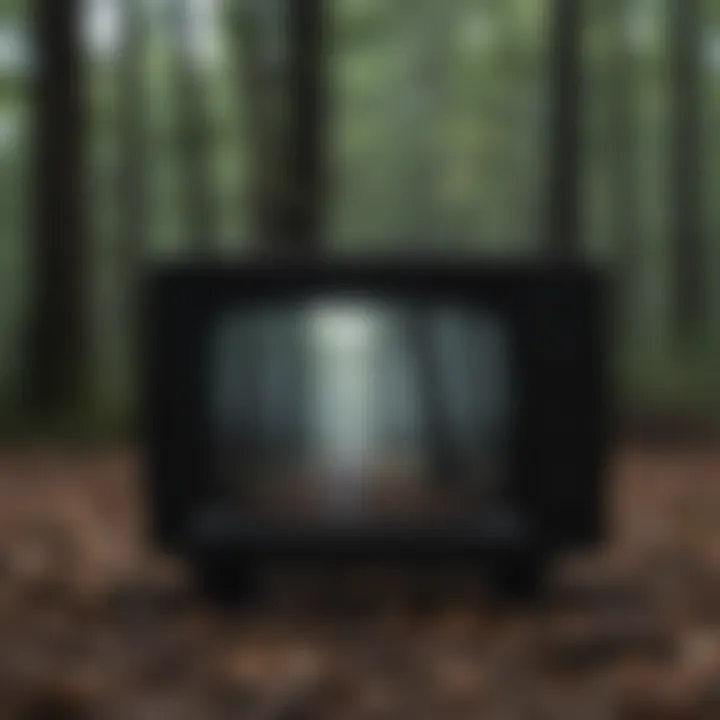 A digital interface displaying streaming platforms that feature The Blair Witch Project.