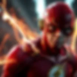 The first appearance of the Flash character in comics