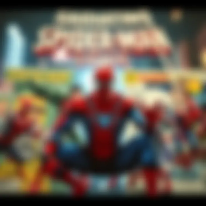 Notable The Evolution of Spider-Man Comic Covers