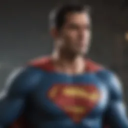 Early Superman animation showcasing his iconic pose