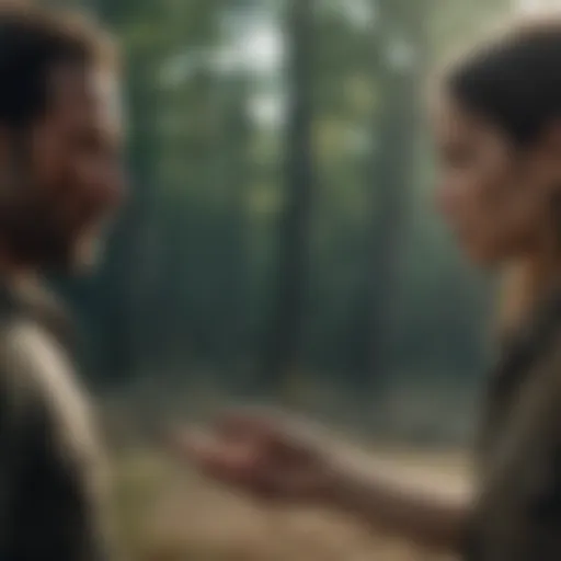 Dramatic scene from the final season depicting a key confrontation.