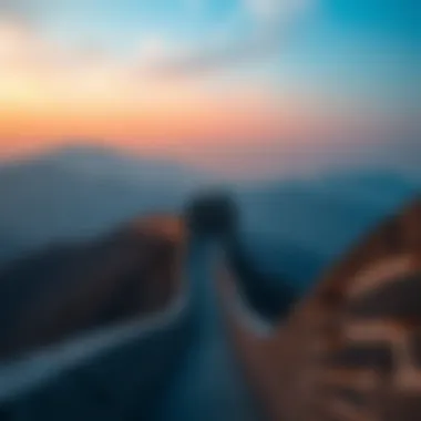 A Breathtaking Perspective of The Great Wall Stunning panoramic view of The Great Wall